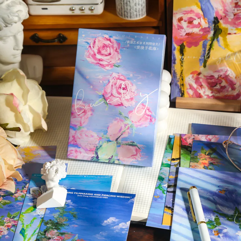 30 Sheets/Set Romantic Artist Series Postcard Flower Sea INS Style Oil Painting Greeting Message Cards Birthday Gift Card
30 Sheets/Set Romantic Artist Series Postcard Flower Sea INS Style Oil Painting Greeting Message Cards Birthday Gift Card