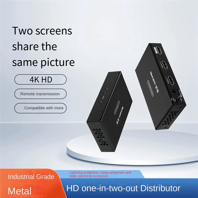 Measy One Input Two Output Splitter Frequency Divider 4K 30HZ -Compatible Screen Divider Converter
Measy One Input Two Output Splitter Frequency Divider 4K 30HZ -Compatible Screen Divider Converter
