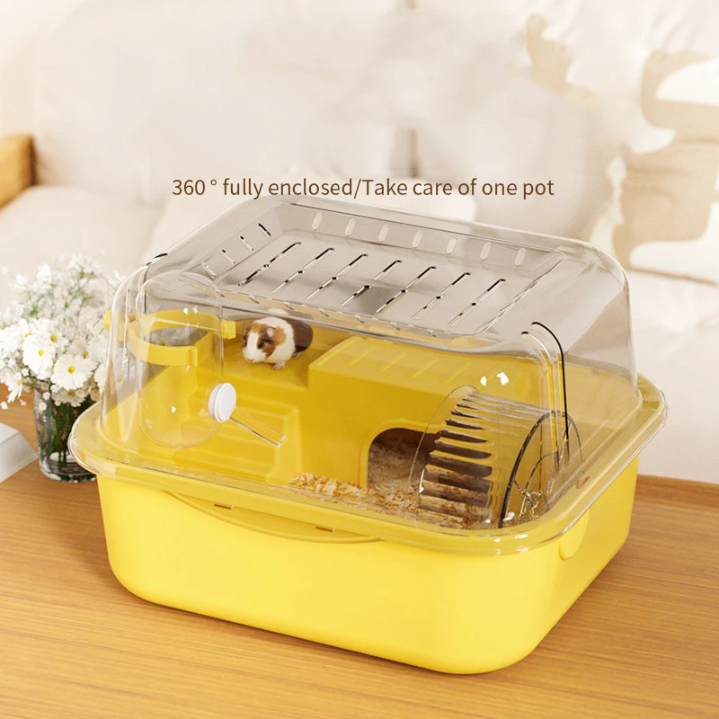 Hamster Cage With Water Bottle Hamster Habitat House Small Animal Cage For Mice Guinea Pigs Exercise Playing Sleeping Supplies
Hamster Cage With Water Bottle Hamster Habitat House Small Animal Cage For Mice Guinea Pigs Exercise Playing Sleeping Supplies