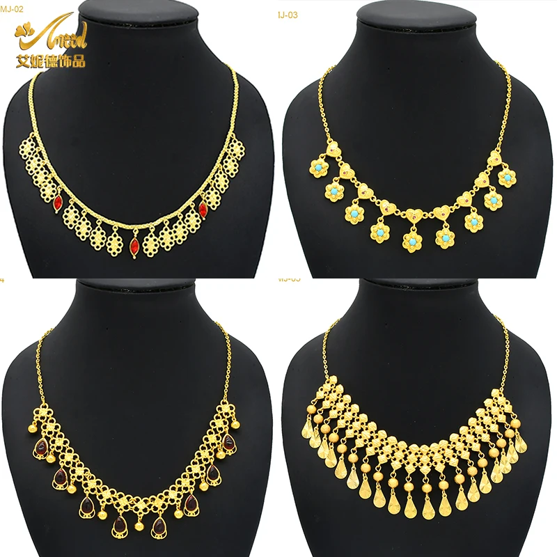 ANIID Ethiopian Tassel 24k Gold Color Necklace For Women Wedding Indian Dubai Bridal Cystal Pendant Necklace Jewelry Party Gift
ANIID Ethiopian Tassel 24k Gold Color Necklace For Women Wedding Indian Dubai Bridal Cystal Pendant Necklace Jewelry Party Gift