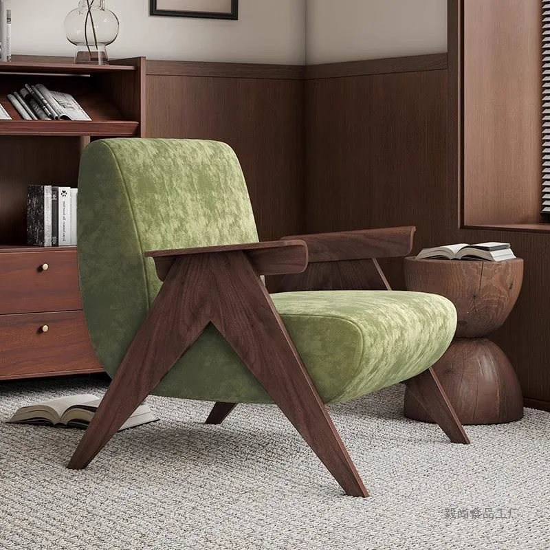 Wabi Wind Sofa Chair Single Homestay Living Room Balcony Bedroom Medieval Solid Wood Lazy Sofa Tiger Chair Leisure Chair
Wabi Wind Sofa Chair Single Homestay Living Room Balcony Bedroom Medieval Solid Wood Lazy Sofa Tiger Chair Leisure Chair