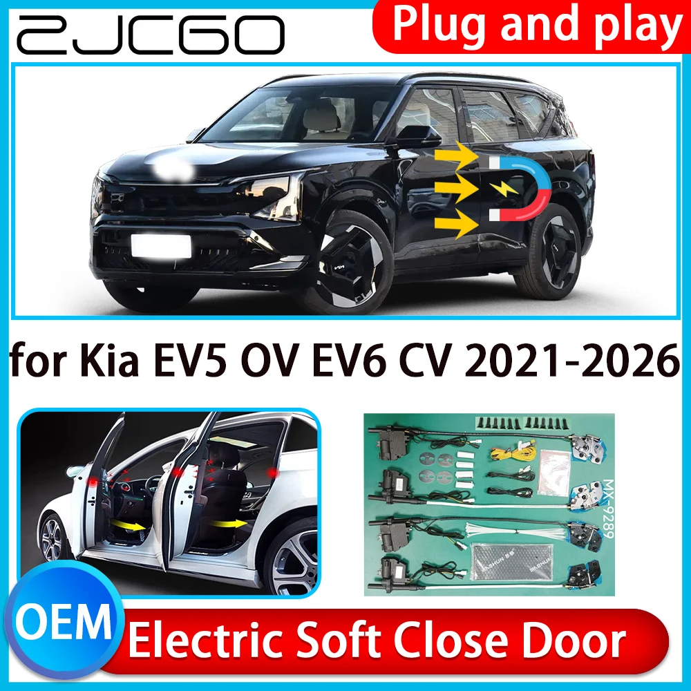 ZJCGO for Kia EV5 OV EV6 CV 2021-2026 Auto Pull Soft Close Kit Door Power Latch Electric Door Catch Soft Closing
ZJCGO for Kia EV5 OV EV6 CV 2021-2026 Auto Pull Soft Close Kit Door Power Latch Electric Door Catch Soft Closing
