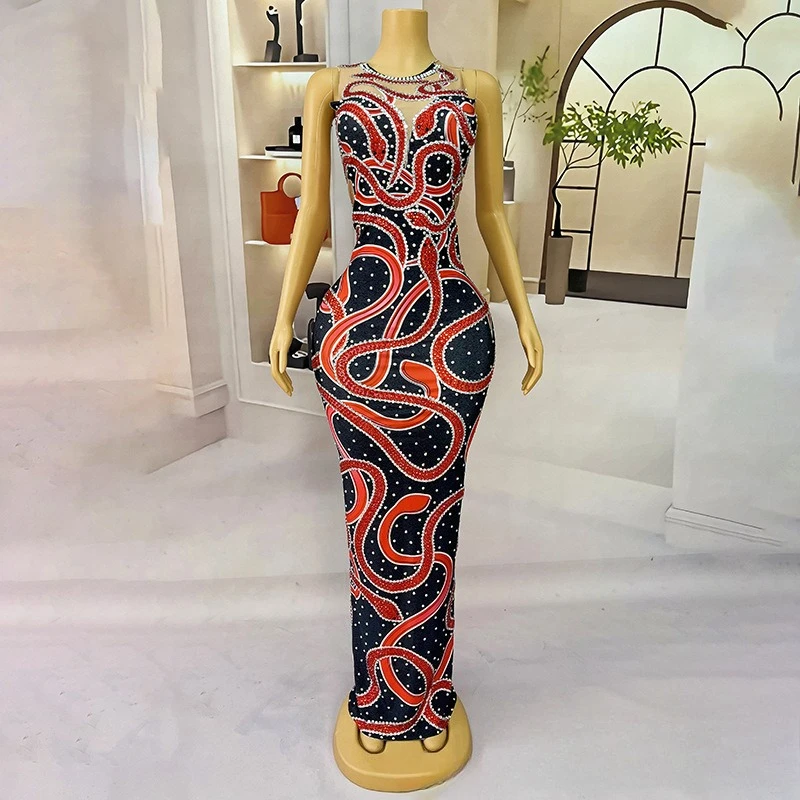 Foreign Trade Contrasting Color Temperament Waist Fashion Dress Birthday Party Studio Photo Dress Miss Universe Chooses Clothes
Foreign Trade Contrasting Color Temperament Waist Fashion Dress Birthday Party Studio Photo Dress Miss Universe Chooses Clothes