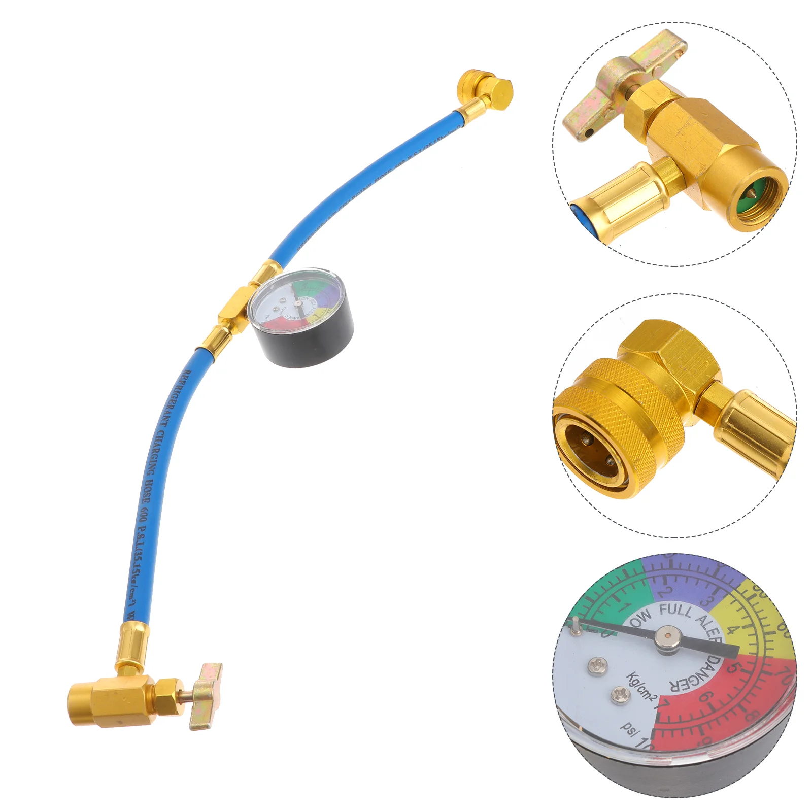 Car Conditioning Man Kit Fridge Gas Refill 4800X710X260CM Hose with Gauge Recharge
Car Conditioning Man Kit Fridge Gas Refill 4800X710X260CM Hose with Gauge Recharge