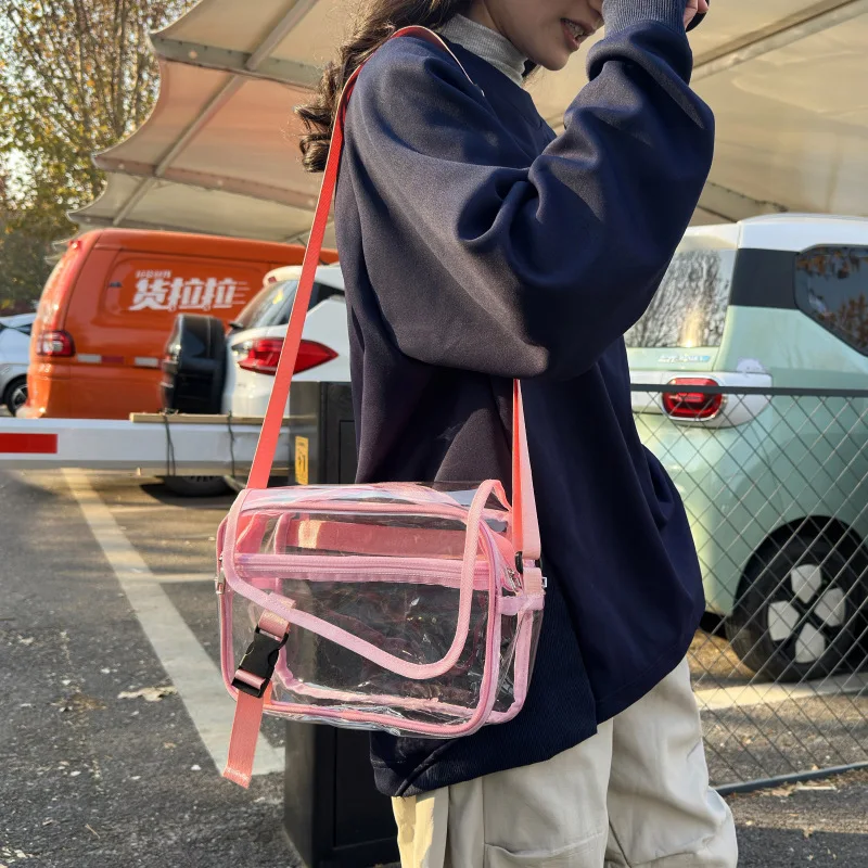 2025 New! Simple Transparent PVC Shoulder Bag - Waterproof, Large Capacity, Trendy & Niche Crossbody Bags for Women
2025 New! Simple Transparent PVC Shoulder Bag - Waterproof, Large Capacity, Trendy & Niche Crossbody Bags for Women