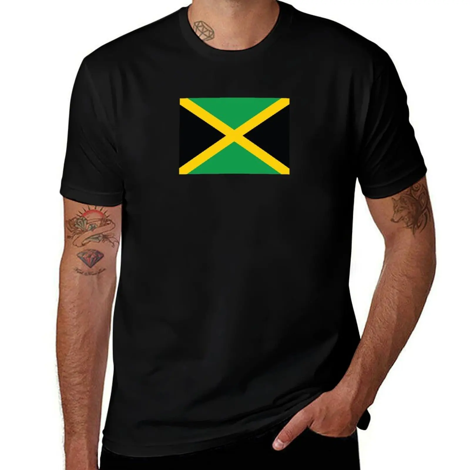 Jamaica Flag - FLAG0074 T-Shirt Basic Plain Short Sleeve Crew Neck Tee
Jamaica Flag - FLAG0074 T-Shirt Basic Plain Short Sleeve Crew Neck Tee
