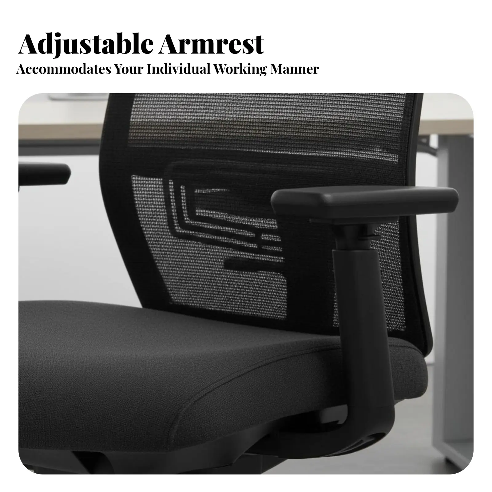 Ergonomic Task Chair Support Ergonomic Mesh spine wheel Rolling Casters Easy Assembly for Students, Adults
Ergonomic Task Chair Support Ergonomic Mesh spine wheel Rolling Casters Easy Assembly for Students, Adults