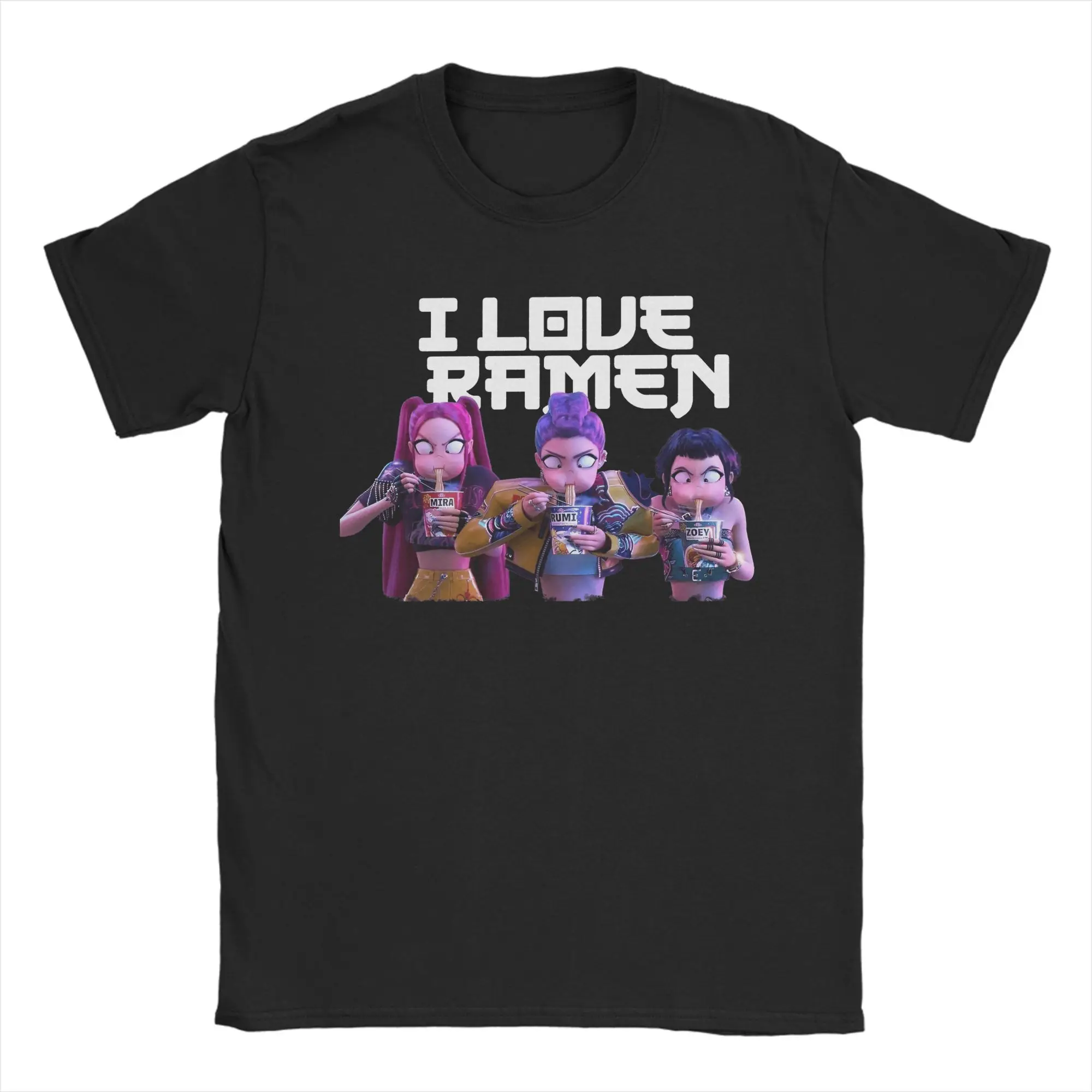Kpop Demon Hunter Huntrix I Love Ramen T Shirts for Men Pure Cotton Leisure T-Shirt O Neck Tee Shirt Short Sleeve Tops 6XL
Kpop Demon Hunter Huntrix I Love Ramen T Shirts for Men Pure Cotton Leisure T-Shirt O Neck Tee Shirt Short Sleeve Tops 6XL