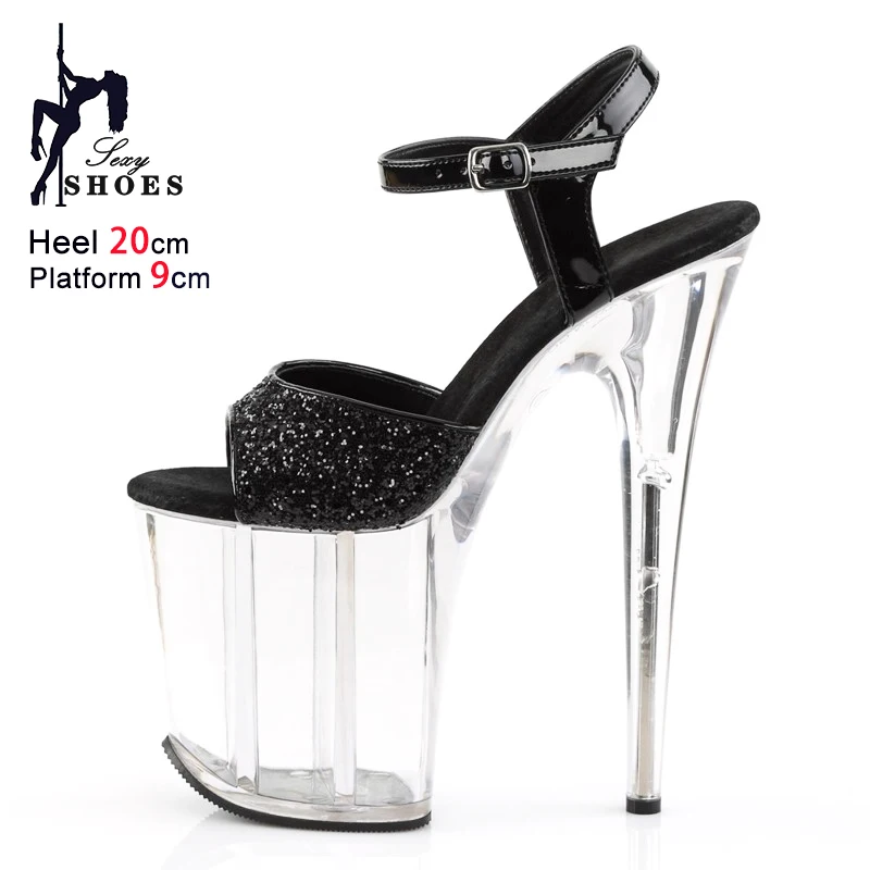 Модельные босоножки на очень высоком каблуке, новинка 2023 года, модные вечерние модельные туфли на прозрачном каблуке для женщин, летние туфли на высоком каблуке 20 см с блестками
Модельные босоножки на очень высоком каблуке, новинка 2023 года, модные вечерние модельные туфли на прозрачном каблуке для женщин, летние туфли на высоком каблуке 20 см с блестками