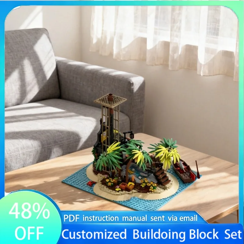 555 PCS Medieval 21322 ForbiddenIsland MOC Customize Modular Building Block Brick Design Popular Creative DIY Toy Birthday Gift
555 PCS Medieval 21322 ForbiddenIsland MOC Customize Modular Building Block Brick Design Popular Creative DIY Toy Birthday Gift