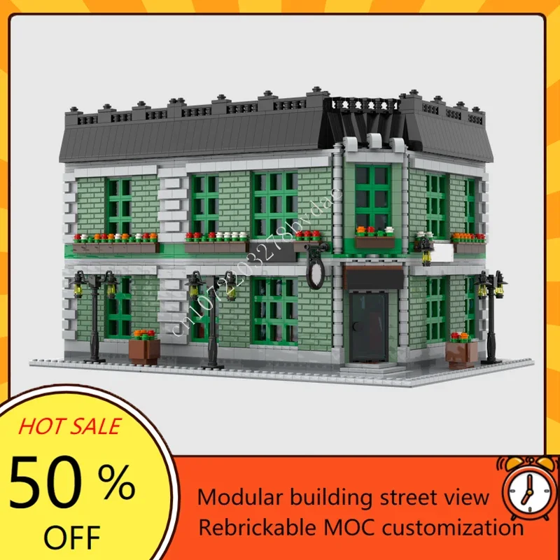 5666PCS Shamrock Custom MOC Creative street view Architecture DIY Education Education Assembly Puzzle Children Xmas Toys Gifts
5666PCS Shamrock Custom MOC Creative street view Architecture DIY Education Education Assembly Puzzle Children Xmas Toys Gifts