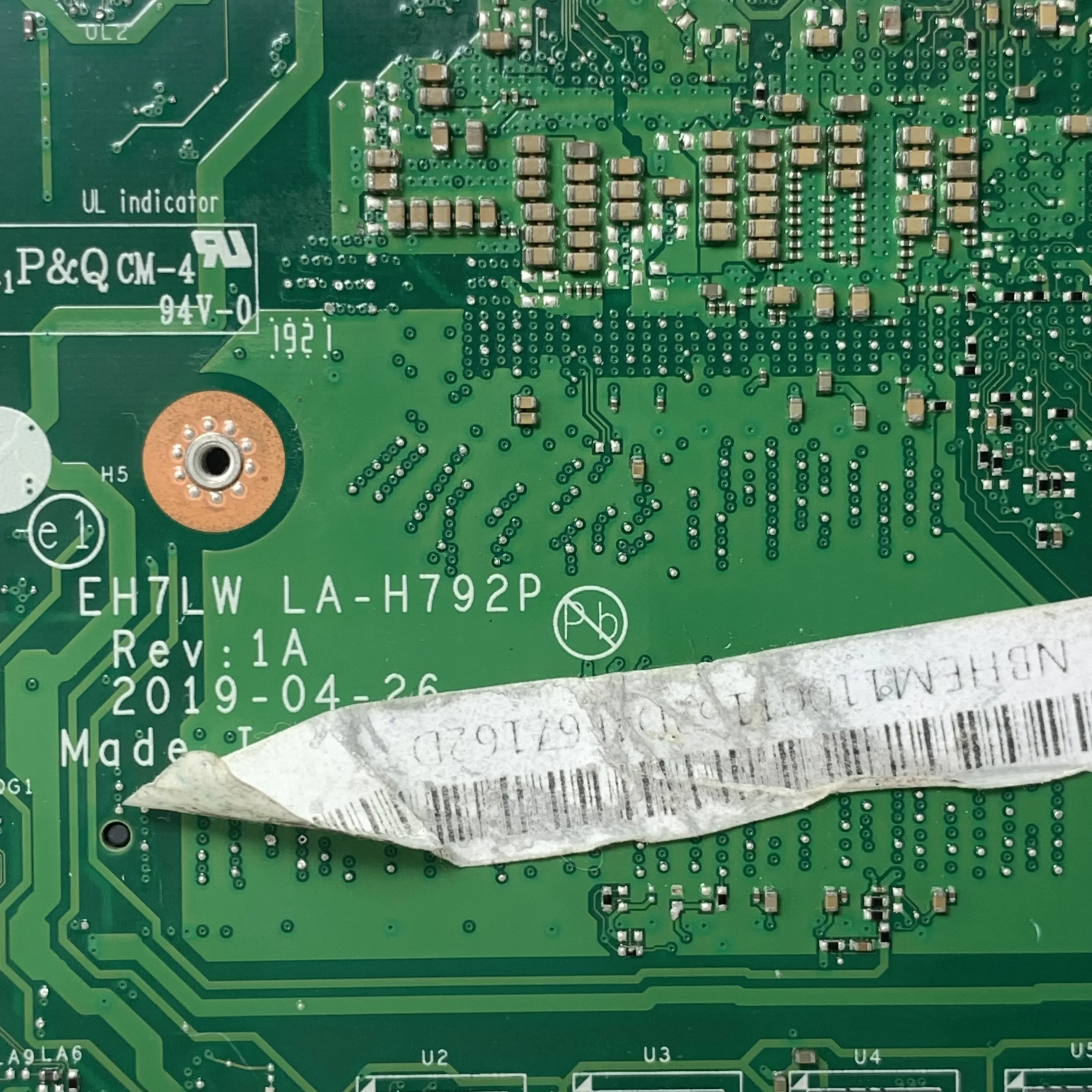 EH7LW LA-H792P For ACER A315-54 Laptop Motherboard NBHEM11001 With SRFFZ I3-8145U CPU 100% Full Tested OK
EH7LW LA-H792P For ACER A315-54 Laptop Motherboard NBHEM11001 With SRFFZ I3-8145U CPU 100% Full Tested OK