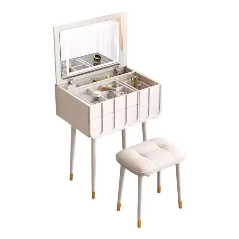 Cream Wind Mini Flip Dresser Bedroom Modern Simple Light Luxury Small Makeup Table Bedside Storage Cabinet
Cream Wind Mini Flip Dresser Bedroom Modern Simple Light Luxury Small Makeup Table Bedside Storage Cabinet