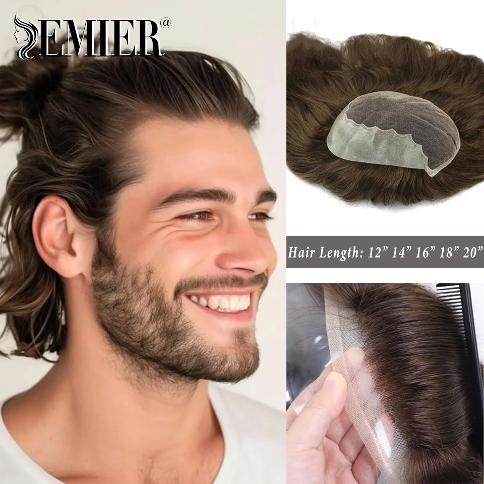 Customized Q6 Long Toupee Wig For Men Breathable Lace&Pu Male Hair Capillary Prosthesis 100% Human Hair Men Wigs Natural Color
Customized Q6 Long Toupee Wig For Men Breathable Lace&Pu Male Hair Capillary Prosthesis 100% Human Hair Men Wigs Natural Color