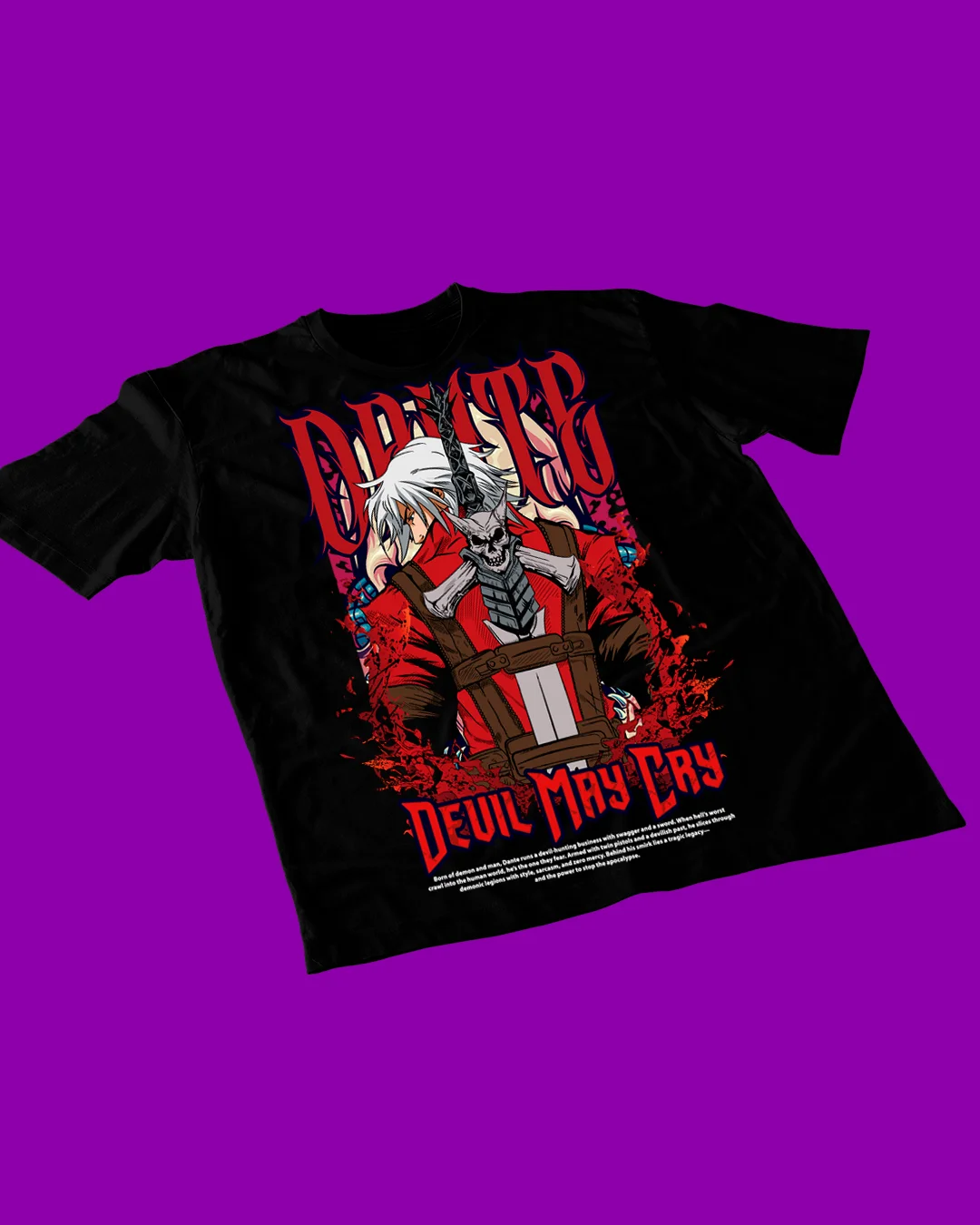 Футболка Devil May Cry для мужчин и женщин с принтом Данте, оверсайз, в стиле Y2K, с коротким рукавом, уличная одежда в стиле Харадзюку, хлопковая, повседневная, для мужчин и женщин
Футболка Devil May Cry для мужчин и женщин с принтом Данте, оверсайз, в стиле Y2K, с коротким рукавом, уличная одежда в стиле Харадзюку, хлопковая, повседневная, для мужчин и женщин
