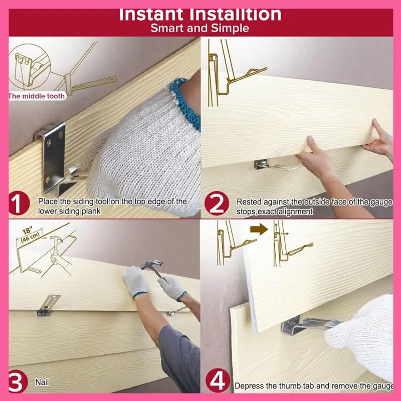HOT-4-Pack крючки для инструментов для сайдинга Hardie Board, для оптоволоконного цементного сайдинга 5/16 дюймов, инструменты для установки сайдинга настенного анкера
HOT-4-Pack крючки для инструментов для сайдинга Hardie Board, для оптоволоконного цементного сайдинга 5/16 дюймов, инструменты для установки сайдинга настенного анкера