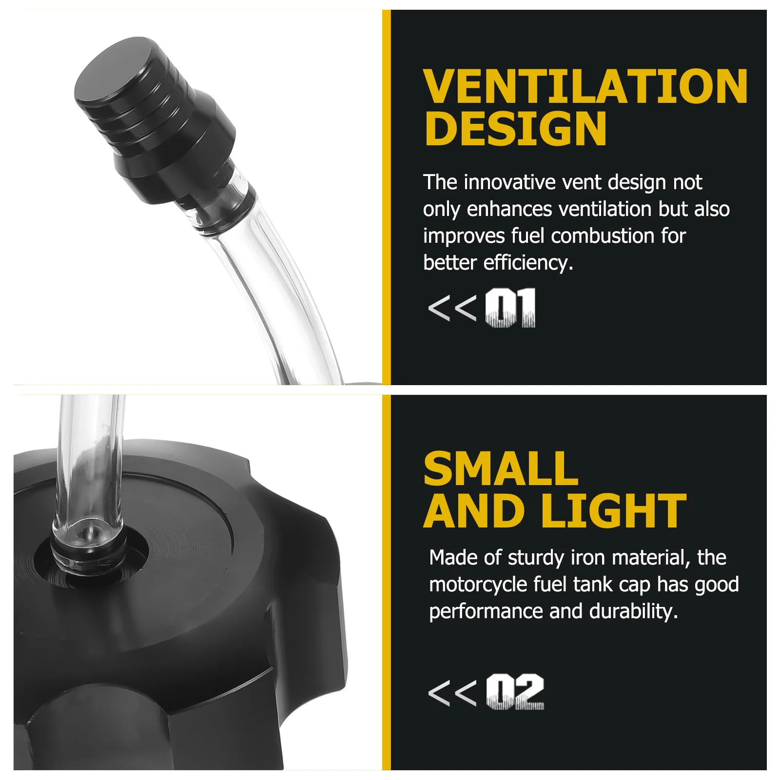 Motorcycle Fuel Tank Cap Heavy Duty Iron Hexagonal Vent Design Improved Fuel Efficiency Motorbike Replacement Part
Motorcycle Fuel Tank Cap Heavy Duty Iron Hexagonal Vent Design Improved Fuel Efficiency Motorbike Replacement Part