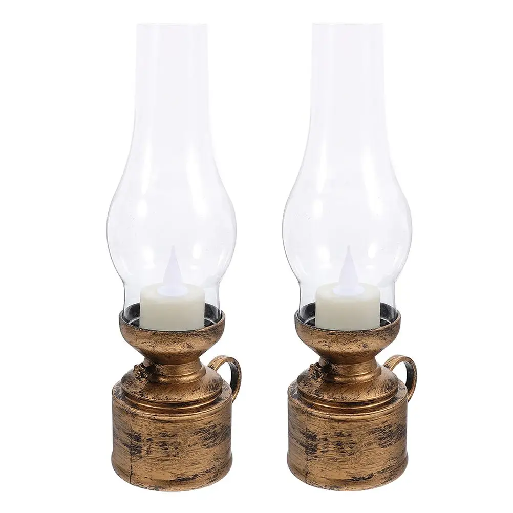 2 Pcs LED Retro Kerosene Lamp Vintage Decor Flameless Table Lamps for Indoor Camping Party Home Holiday Lighting Solution
2 Pcs LED Retro Kerosene Lamp Vintage Decor Flameless Table Lamps for Indoor Camping Party Home Holiday Lighting Solution
