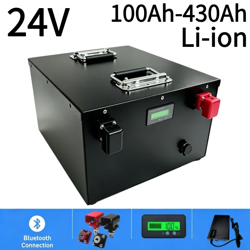 24V Lithium Ion Rechargeable Battery 100Ah-430Ah Built-in BMS With Charger Solar Off-Grid Home Storage RV Inverter System
24V Lithium Ion Rechargeable Battery 100Ah-430Ah Built-in BMS With Charger Solar Off-Grid Home Storage RV Inverter System