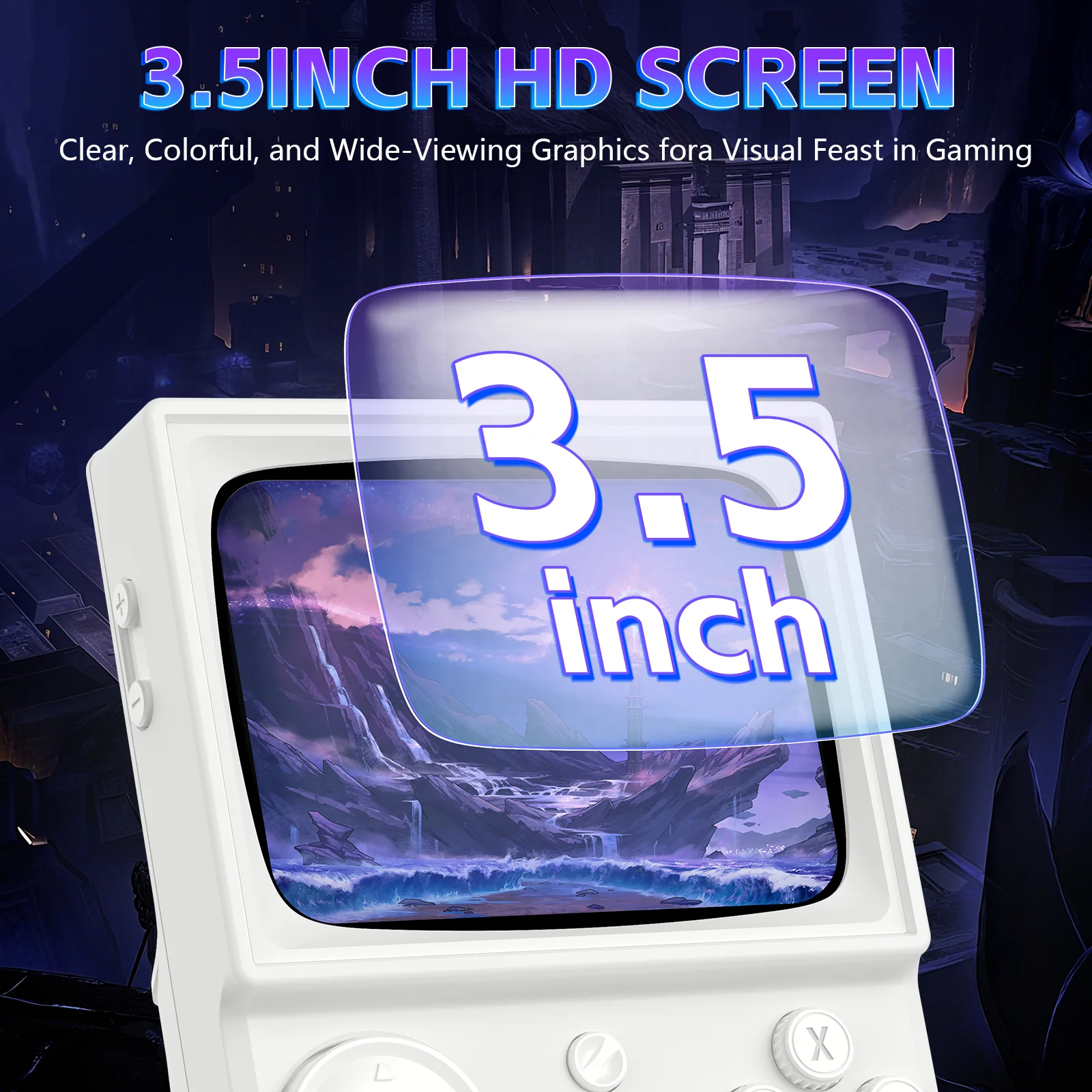R36T Retro Handheld Games Console 3.5 Inch IPS Screen EmuELEC System 22000+ Classic Games Wifi Portable Retro Video Game Player
R36T Retro Handheld Games Console 3.5 Inch IPS Screen EmuELEC System 22000+ Classic Games Wifi Portable Retro Video Game Player
