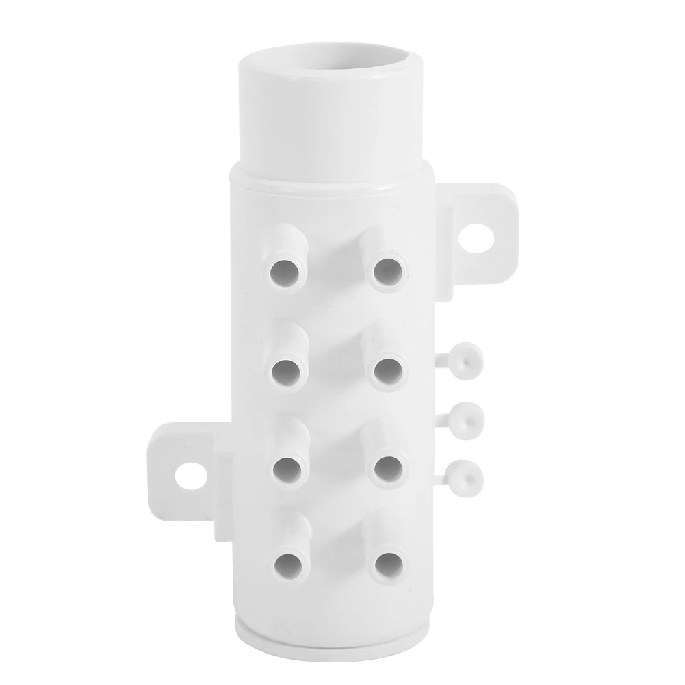 Spa Hot Spring Tub PVC Water Pipe 8 Port Plumbing Manifold Water Separator Accessory
Spa Hot Spring Tub PVC Water Pipe 8 Port Plumbing Manifold Water Separator Accessory