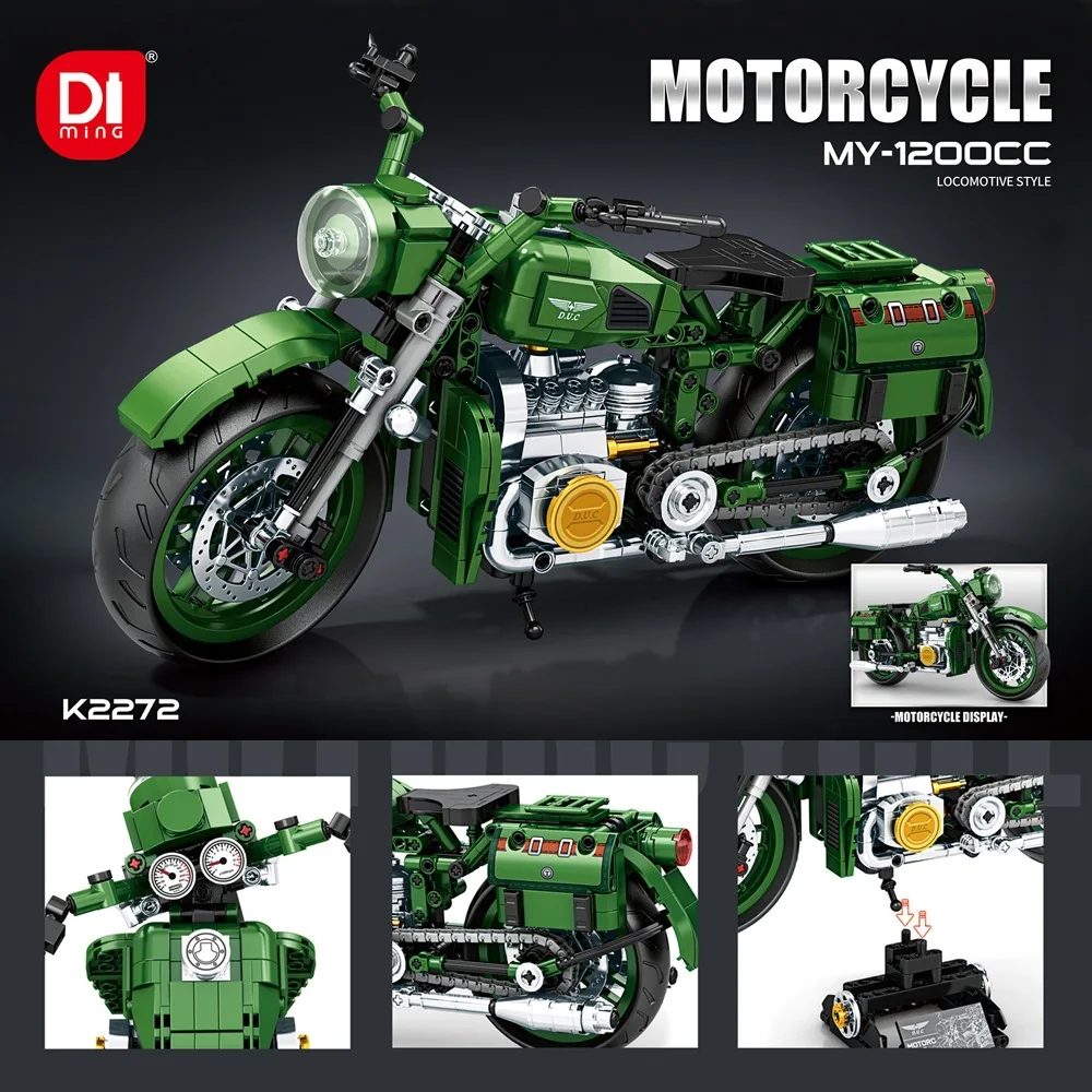 Retro Motorcycle Building Blocks Toy Motorcycles Series DIY Small Particle Assembly Toy Kid Collectible Gift K2272-K2275
Retro Motorcycle Building Blocks Toy Motorcycles Series DIY Small Particle Assembly Toy Kid Collectible Gift K2272-K2275