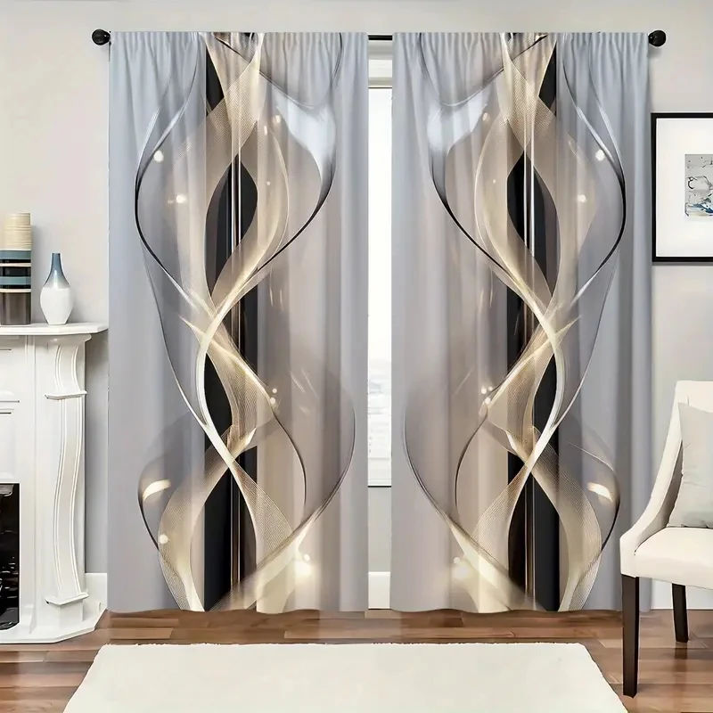 2pcs, Polyester Material, HD Digital Print Art Pattern, Light FilteringCurtain, Suitable for Bedroom, Living Room, Office
2pcs, Polyester Material, HD Digital Print Art Pattern, Light FilteringCurtain, Suitable for Bedroom, Living Room, Office