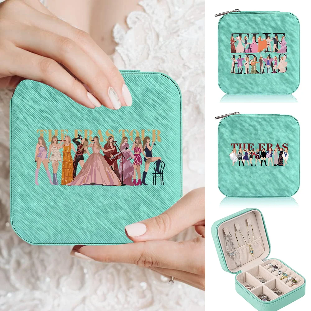 Mini Jewelry Organizer Travel Jewelry Zipper Case Eras Series Earrings Necklace Ring Display Boxes Portable Jewelry Box
Mini Jewelry Organizer Travel Jewelry Zipper Case Eras Series Earrings Necklace Ring Display Boxes Portable Jewelry Box
