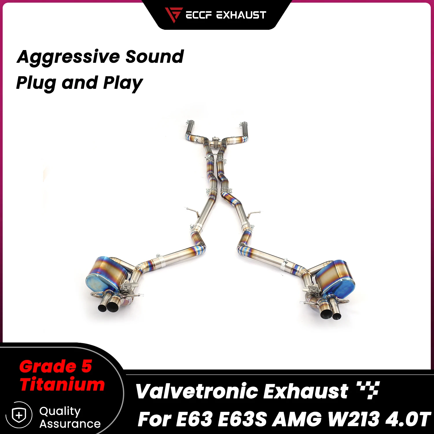 Titanium Catback Exhaust for Mercedes-Benz E63 E63S AMG W213 4.0T Unleash Beast Mode Lightweight Valve Design
Titanium Catback Exhaust for Mercedes-Benz E63 E63S AMG W213 4.0T Unleash Beast Mode Lightweight Valve Design