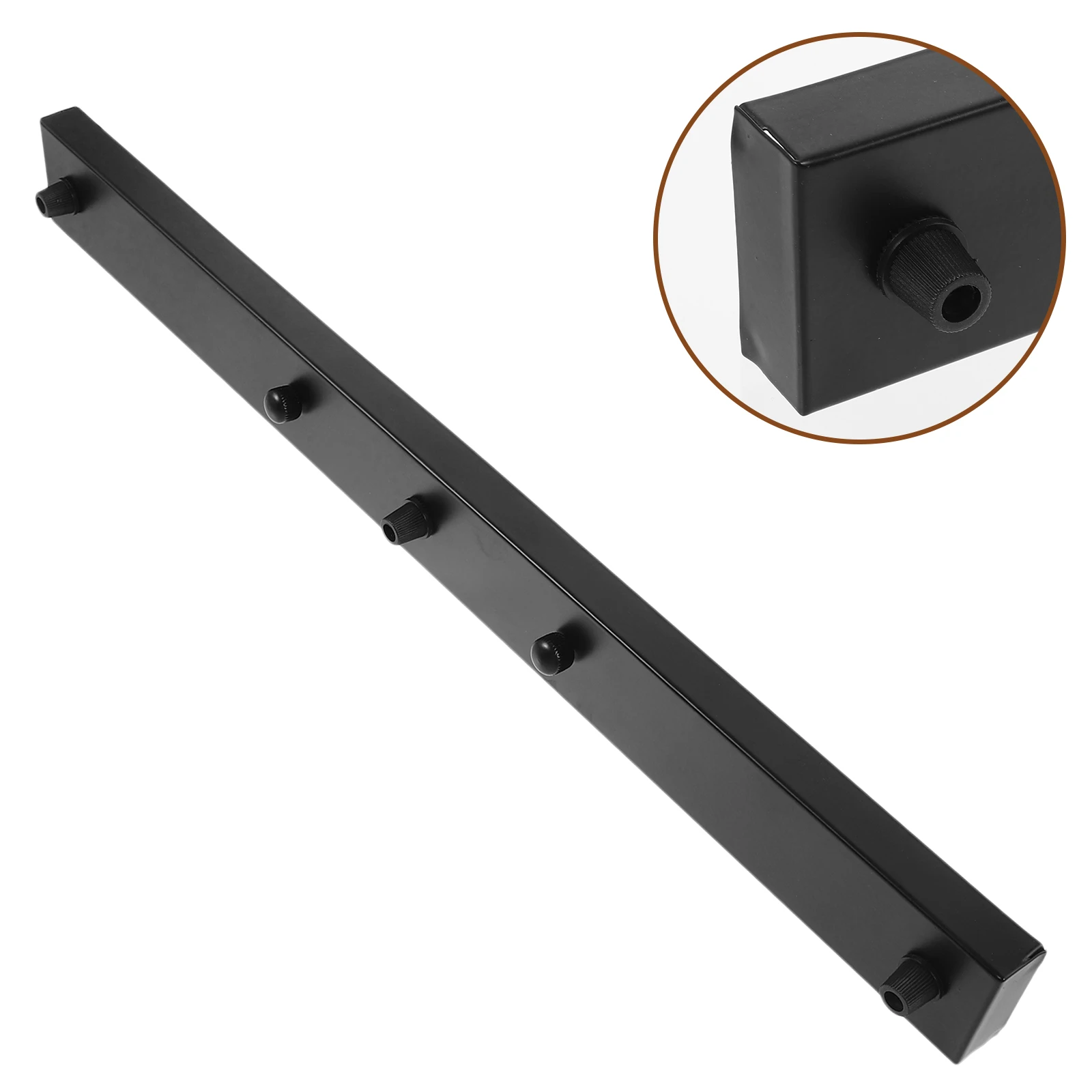 Ceiling Lamp Tray 50CM Long Strip Black Cover Plate Canopy Lights Fixture Mounting Bracket Easy Install Modern Design
Ceiling Lamp Tray 50CM Long Strip Black Cover Plate Canopy Lights Fixture Mounting Bracket Easy Install Modern Design