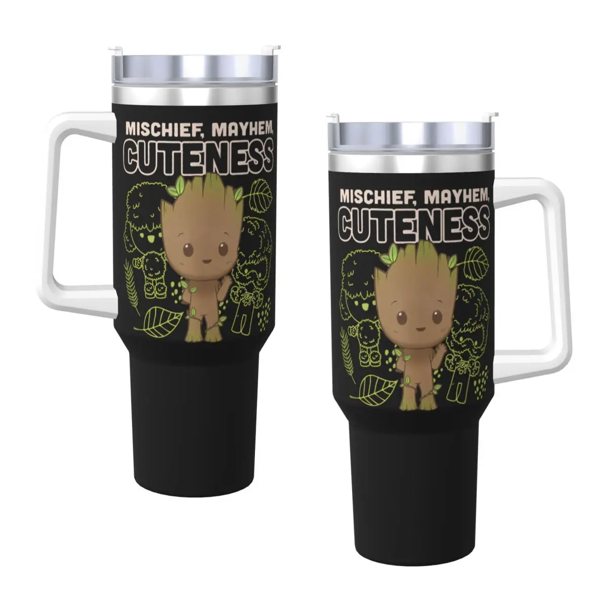 Стакан из нержавеющей стали I Am Groot Cuteness, кружки, чашка с соломинкой, дорожная бутылка для холодных напитков, воды, портативные термочашки на 40 унций
Стакан из нержавеющей стали I Am Groot Cuteness, кружки, чашка с соломинкой, дорожная бутылка для холодных напитков, воды, портативные термочашки на 40 унций