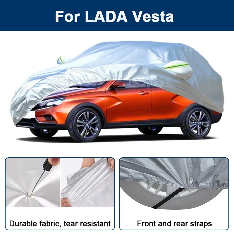 Outdoor Full Car Cover For LADA Vesta with Reflective Strips Waterproof Snowproof Dustproof UV Protection Auto Accessories
Outdoor Full Car Cover For LADA Vesta with Reflective Strips Waterproof Snowproof Dustproof UV Protection Auto Accessories