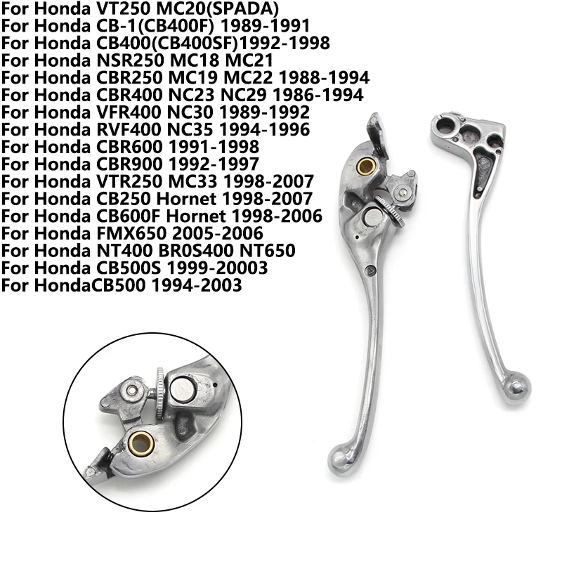 Left &Right Brake Clutch Levers for Honda Hornet CB250 CB600F CB 250 CB500S CB500 VTR250 MC33 NT400 BR0S400 NT650 FMX650
Left &Right Brake Clutch Levers for Honda Hornet CB250 CB600F CB 250 CB500S CB500 VTR250 MC33 NT400 BR0S400 NT650 FMX650