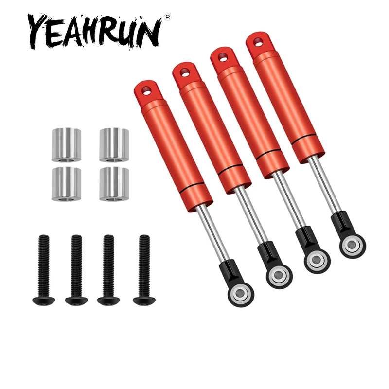YEAHRUN 82mm RC Car Built-in Spring Suspension Shock Absorber Damper For AXIAL SCX10 1/10 Upgrade Parts
YEAHRUN 82mm RC Car Built-in Spring Suspension Shock Absorber Damper For AXIAL SCX10 1/10 Upgrade Parts