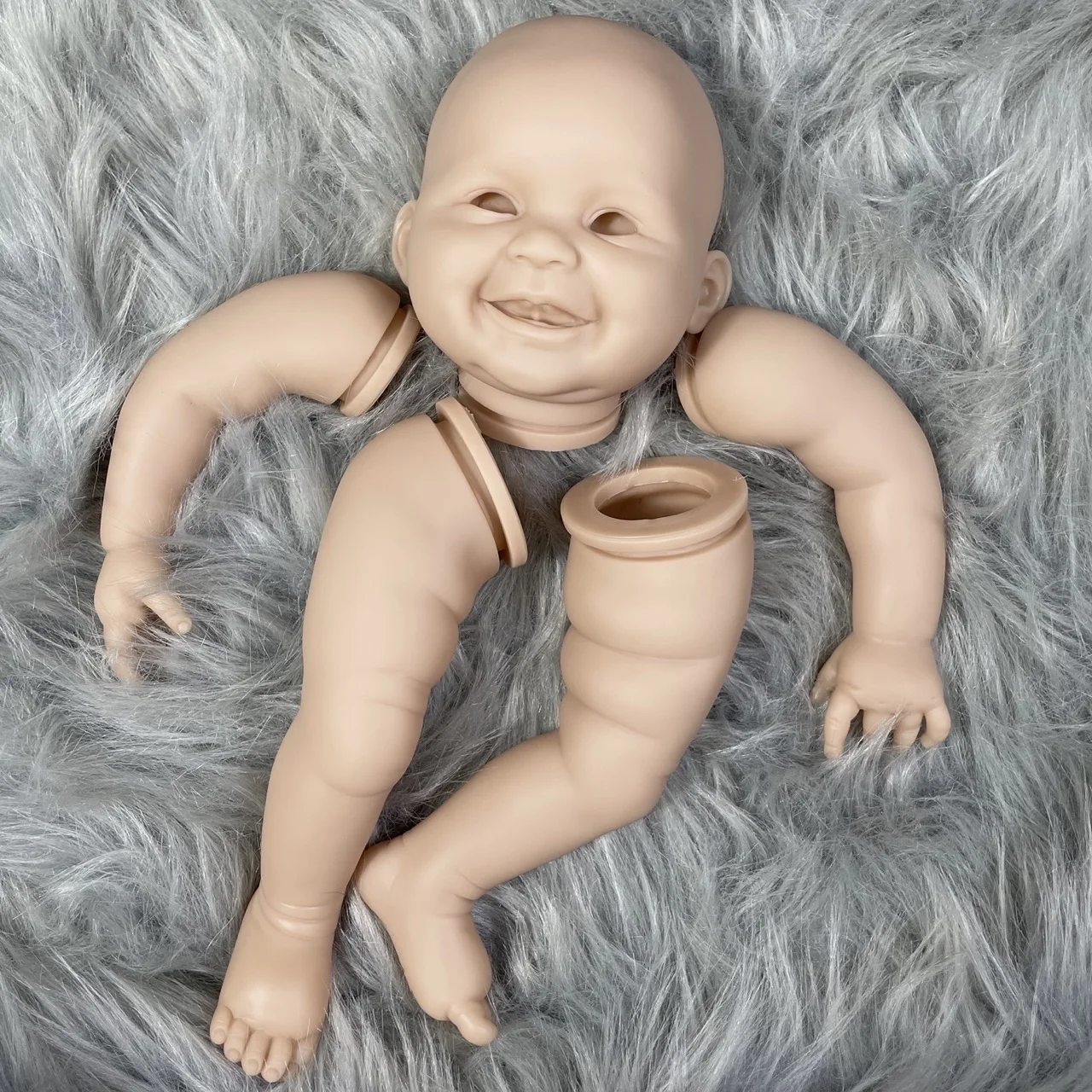 23 Inches Reborn Baby Doll Kit Juliana Vinyl Molds Blank Unpainted Unassembled Doll Kit Handmade DIY Toy For Girls Gift
23 Inches Reborn Baby Doll Kit Juliana Vinyl Molds Blank Unpainted Unassembled Doll Kit Handmade DIY Toy For Girls Gift