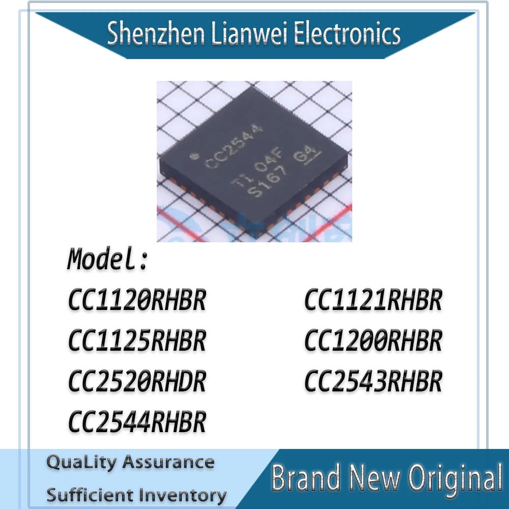 (10 Piece) 100% New Original CC1120RHBR CC1121RHBR CC1125RHBR CC1200RHBR CC2520RHDR CC2543RHBR CC2544RHBR IC Chipset
(10 Piece) 100% New Original CC1120RHBR CC1121RHBR CC1125RHBR CC1200RHBR CC2520RHDR CC2543RHBR CC2544RHBR IC Chipset