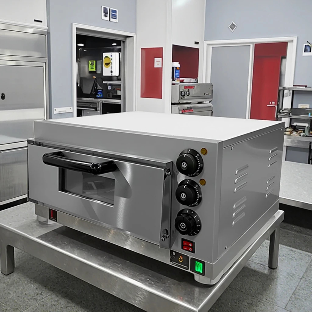Commercial Single-Layer Stainless Steel Electric Pizza Oven for Hotels and Restaurants Kitchen Equipment
Commercial Single-Layer Stainless Steel Electric Pizza Oven for Hotels and Restaurants Kitchen Equipment