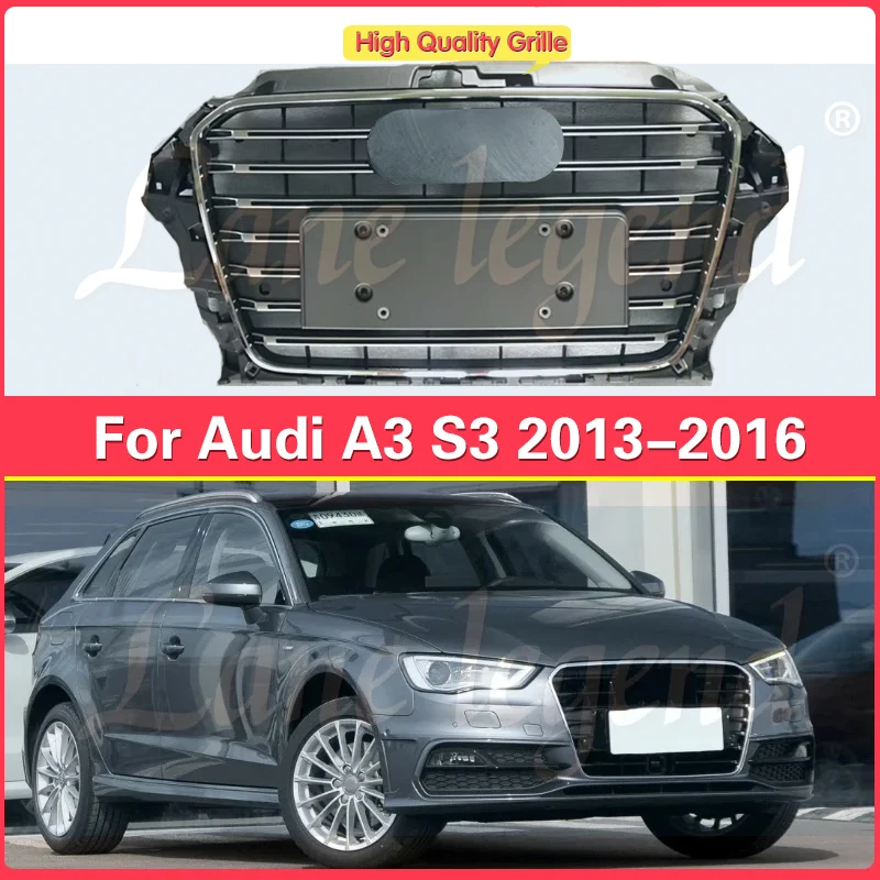 High Quality Black Front Grille For Audi A3 8V 2013 2014 2015 2016 Racing Hood Grills with Emblem Car Auto Accessories
High Quality Black Front Grille For Audi A3 8V 2013 2014 2015 2016 Racing Hood Grills with Emblem Car Auto Accessories