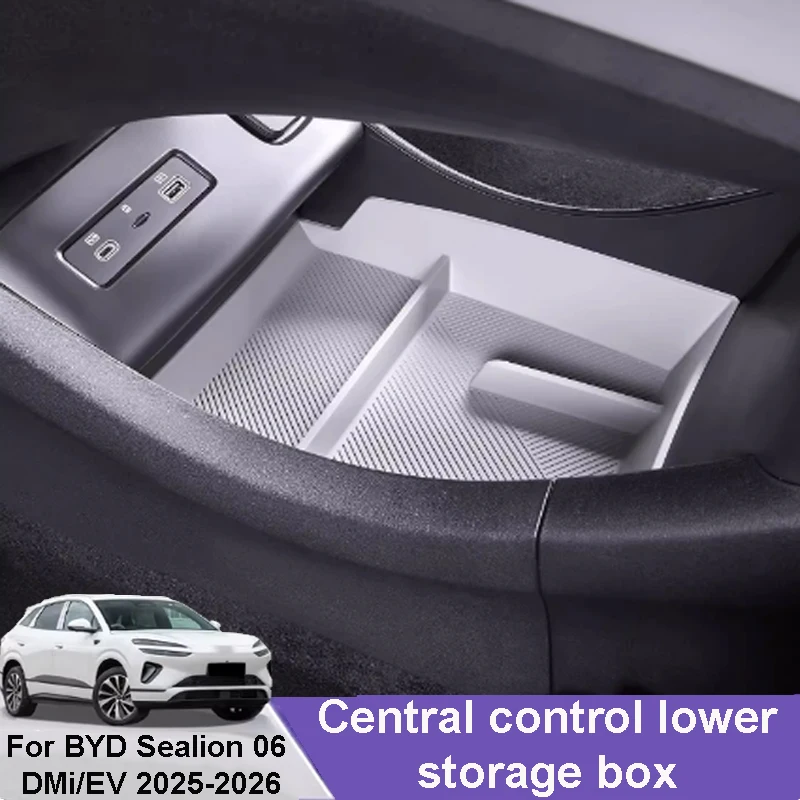For BYD Sealion 06 DMi/EV 2025-2026 Car Central Console Lower Storage Box Partition Neatly Organized Interior Accessories
For BYD Sealion 06 DMi/EV 2025-2026 Car Central Console Lower Storage Box Partition Neatly Organized Interior Accessories