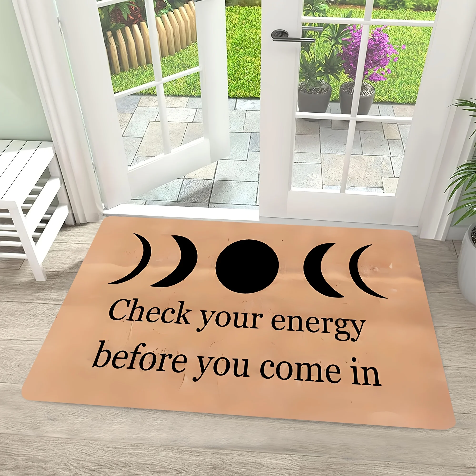 1pc Check Your Energy Doormat, Non-slip Floor Mat, Hand Washable, Funny Welcome Rug for Indoor, Outdoor, Front Door, Porch
1pc Check Your Energy Doormat, Non-slip Floor Mat, Hand Washable, Funny Welcome Rug for Indoor, Outdoor, Front Door, Porch