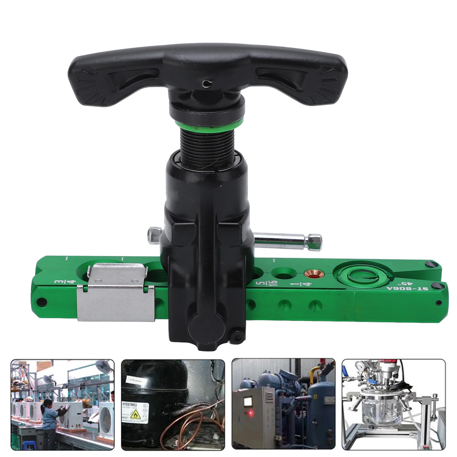 45 Degree Flaring Tool Flaring Tool 45 Degree Eccentric Cone Type Tube Expander for 1/4 5/16 3/8 1/2 5/8 3/4in Pipes
45 Degree Flaring Tool Flaring Tool 45 Degree Eccentric Cone Type Tube Expander for 1/4 5/16 3/8 1/2 5/8 3/4in Pipes