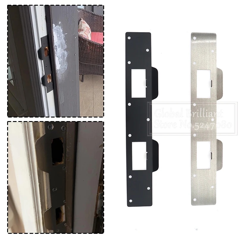 Stainless Steel Door Latch Guard Plate Swing Safety Protector Door Latch Guard Plate Security Hardware Latch Cover
Stainless Steel Door Latch Guard Plate Swing Safety Protector Door Latch Guard Plate Security Hardware Latch Cover