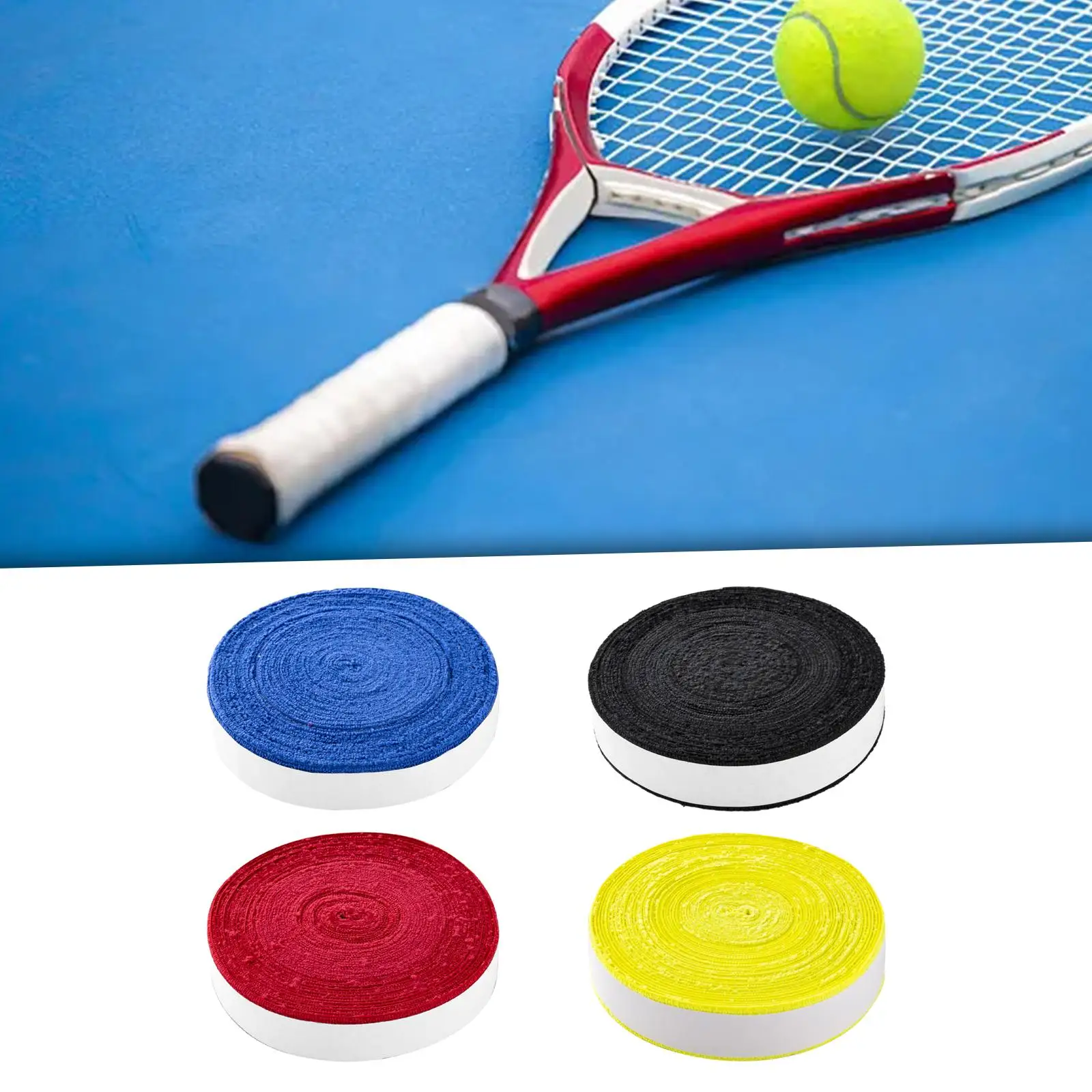 Tennis And Badminton Racket Grip Tape, Hand , Non-Slip Overgrip Grip Tape, Racket Wrap Tape, Sweat for Baseball
Tennis And Badminton Racket Grip Tape, Hand , Non-Slip Overgrip Grip Tape, Racket Wrap Tape, Sweat for Baseball