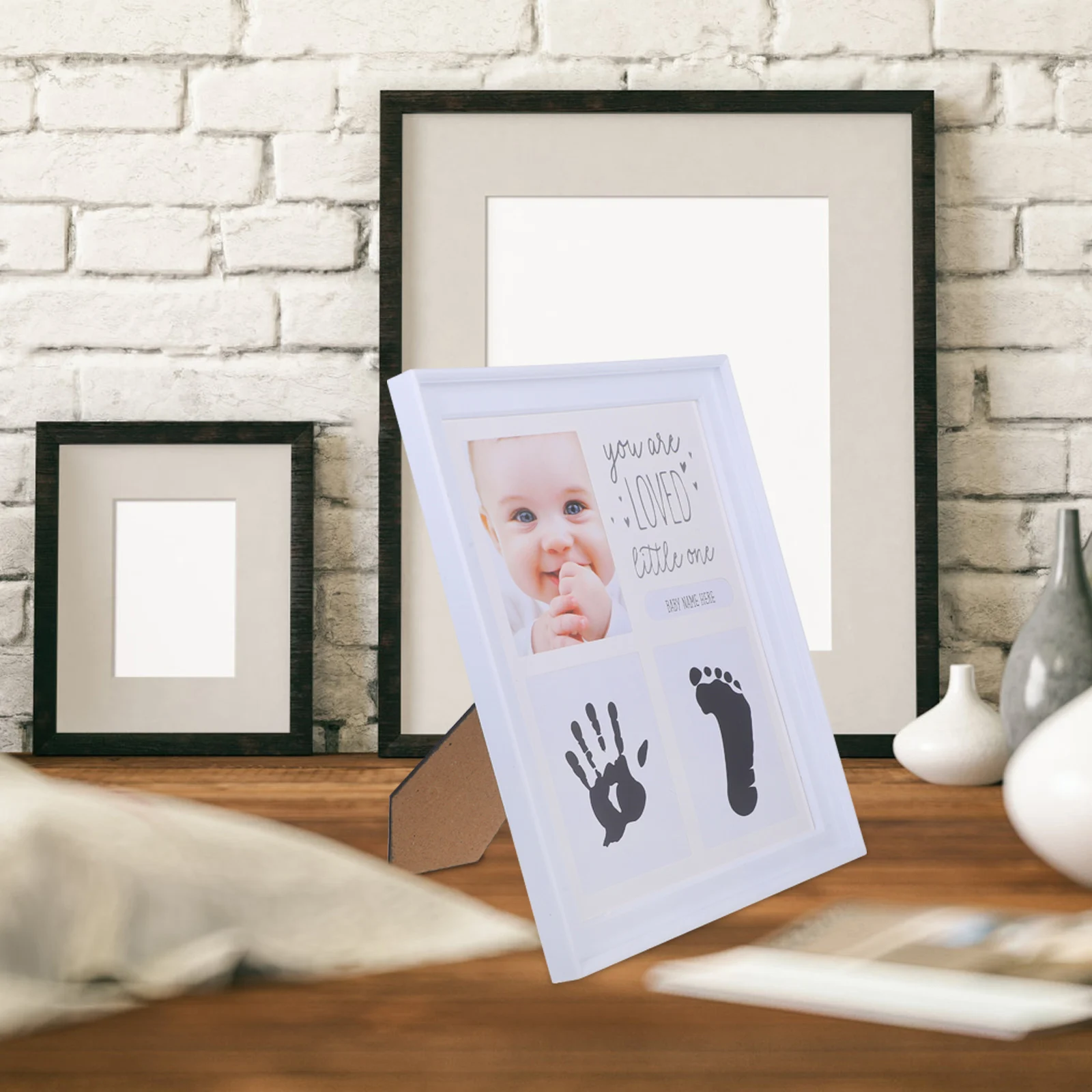 Newborn Fingerprint Footprint Frame Baby Growth Photo Album ABS Glass PVC Cardboard Desktop Adornment Milestone Keepsake Gift
Newborn Fingerprint Footprint Frame Baby Growth Photo Album ABS Glass PVC Cardboard Desktop Adornment Milestone Keepsake Gift