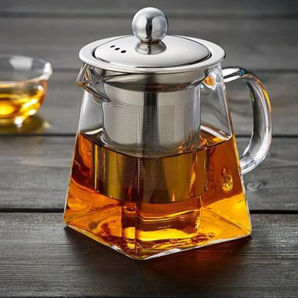 950Ml Teapot with Infuser Glass Tea Pot Heat Resistant Brewing Kettle for Tea and Coffee Clear Container with Stainless Steel
950Ml Teapot with Infuser Glass Tea Pot Heat Resistant Brewing Kettle for Tea and Coffee Clear Container with Stainless Steel