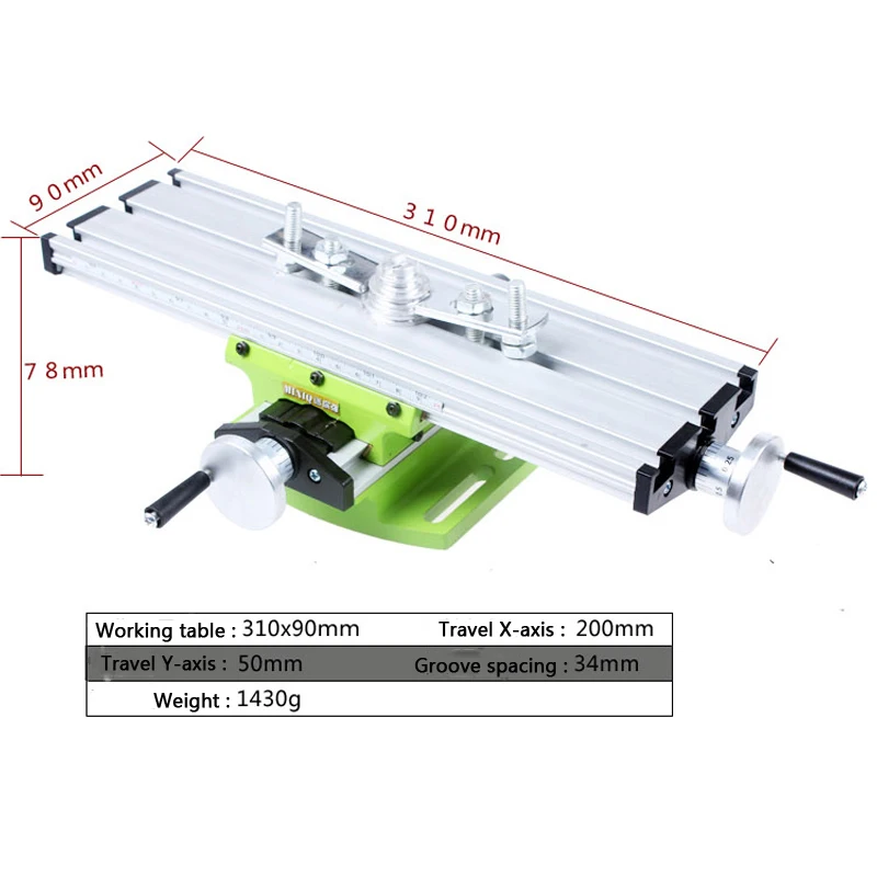 Milling Machine Worktable Bench Mini Multifunctional Cross Working Table/ Vice Table Support For Drill Stent Tools
Milling Machine Worktable Bench Mini Multifunctional Cross Working Table/ Vice Table Support For Drill Stent Tools
