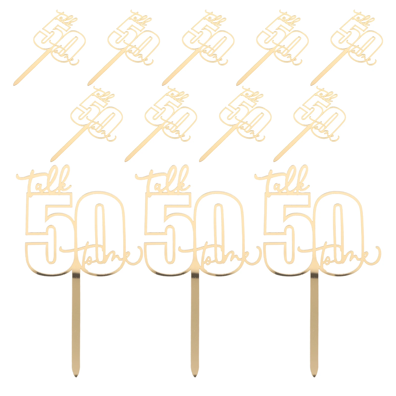 12 Pcs Birthday Cake Decoration Baking Number Toppers Decorations Golden Acrylic
12 Pcs Birthday Cake Decoration Baking Number Toppers Decorations Golden Acrylic