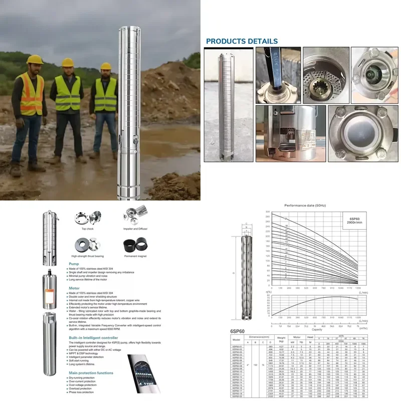 20m 100m Deep Well Submersible Ac Water Pump 5hp 100 Seawater Three Phase Industrial Submersible Water Pump
20m 100m Deep Well Submersible Ac Water Pump 5hp 100 Seawater Three Phase Industrial Submersible Water Pump