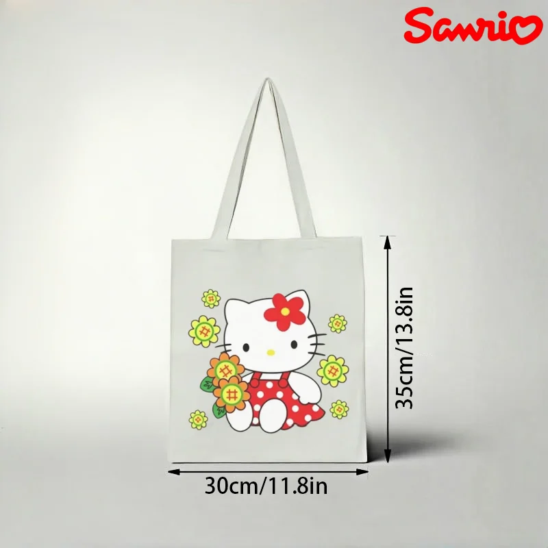 1pc Kawaii Floral‑Hello‑Kitty‑themed Tote Bag, Sweet Sunflower Summer Cartoon Shoulder Bag for Girls
1pc Kawaii Floral‑Hello‑Kitty‑themed Tote Bag, Sweet Sunflower Summer Cartoon Shoulder Bag for Girls