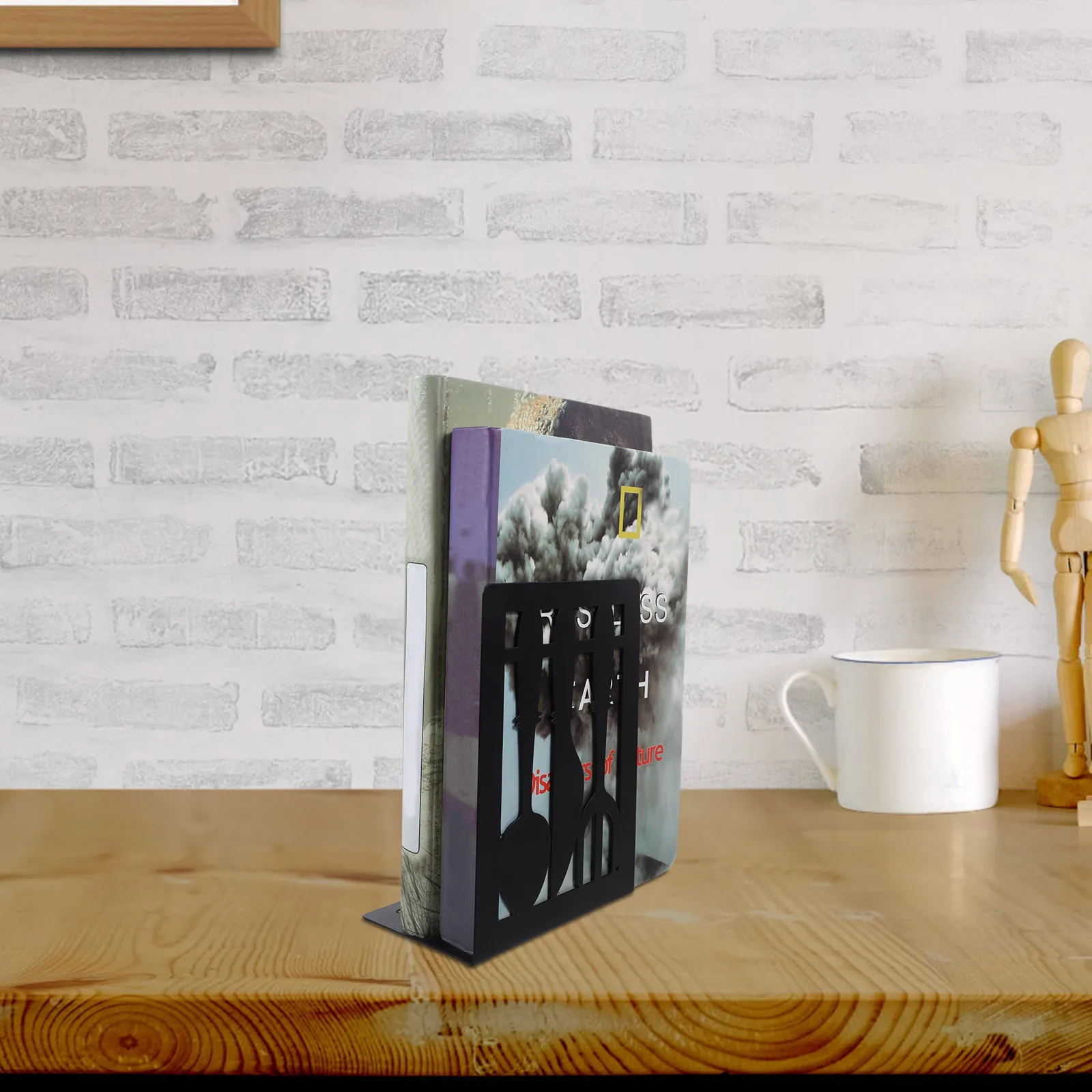 1 Pair Iron Organizer Cutlery Designed Book End Multi-Function Book Holder For Home Office Library Classroom Decorative Metal
1 Pair Iron Organizer Cutlery Designed Book End Multi-Function Book Holder For Home Office Library Classroom Decorative Metal